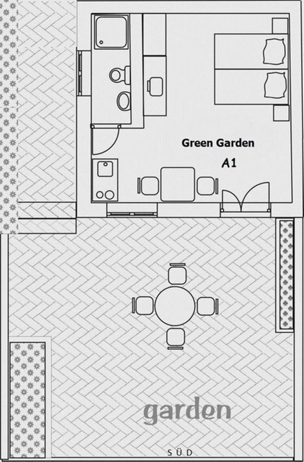 Studio Green Garden Borik Rovinj Kültér fotó
